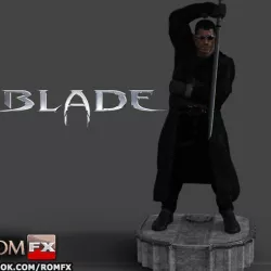 Blade Vampire Hunter - 3D Printable Figure