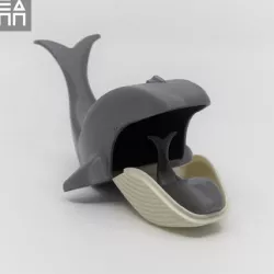 Blue Whale Mama & Baby 