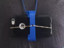 Body Camera Phone Mount (attaches to shirt, lanyard or backpack)
