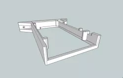 Bracket for RAMPS on Kossel Mini