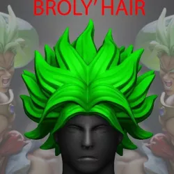 Broly Hair - Dragon ball - For Cosplay