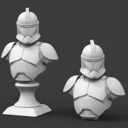 C Galaxy Trooper P1 Bust Fan Art