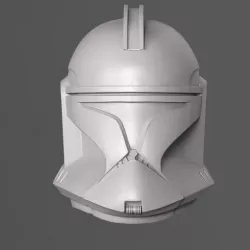C Galaxy  Trooper P1 Helmet Fan Art