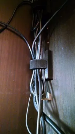 Cable Management Hook for Ikea Bookshelves