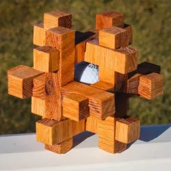 Caged Golf Ball Puzzle