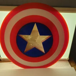 Captain America Lithophane Shield (Marvel)