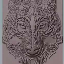 celtic wolf head