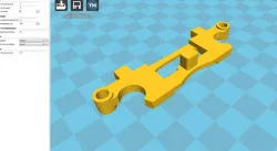 Chicco RC Fiat 500 repair front delta steering arm