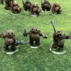 Clod Soldiers with modular hand Weapons (28mm/32mm scale)