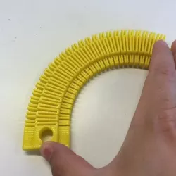 Customizable Flexible Toy Train Tracks