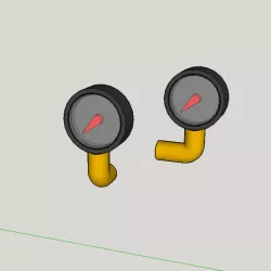deco pressure gauge