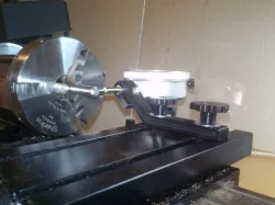Dial indicator holder for Sherline lathe