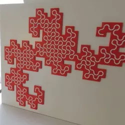 Dragon Curve Mosaic
