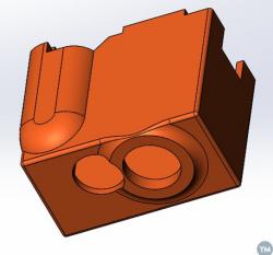 Imprimir STL Molde de meia de silicone para Volcano ou clone estilo antigo da E3D Modelo 3D