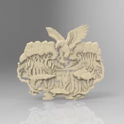 Eagle fishing cnc router
