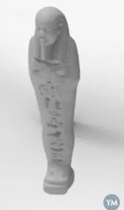 Egyptian Ushabti Figure, ca.664-525 BC.