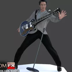 ELVIS the King Figure Printable