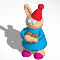 Figurine Md rabbit toy toy (Universe of rabbits)