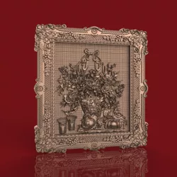flowers cnc frame
