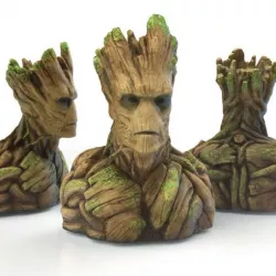 Groot Bust Sculpture