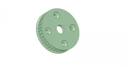 GT2 pulley x differential gears