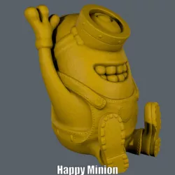 Happy Minion (Easy print no support)