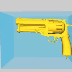 HELLBOY smaritan Clone Pistol Cosplay