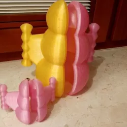 Hinged Snowman Mold
