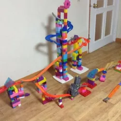 Hot Wheels Wall Tracks to Mega Blocks Compatible Adapter