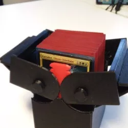 Improved Deck Box with Gears for Magic the Gathering EDH Commander