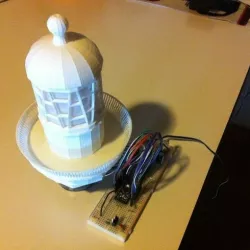 Improved LED simulation Green Cape Lighthouse model