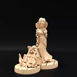 Interplanar Dutchess with Pet Mimic (32mm scale)