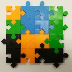 Jigsaw Puzzle,10  Distinct Pieces, Shapes and Patterns