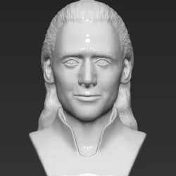 Loki bust 3D printing ready stl obj