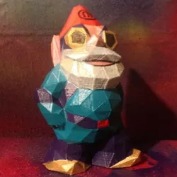 Low Poly Marketbot Gnome