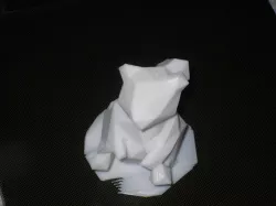 low poly squirrel 