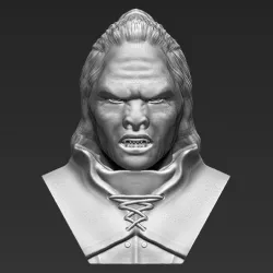 Lurtz Lord of the Rings bust 3D printing ready stl obj