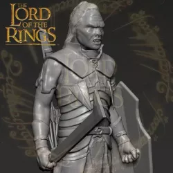 Lurtz Uruk-Hai The Lord of the Rings 3D printing ready stl obj