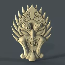 mask devil cnc art