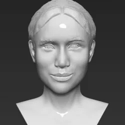 Meghan Markle bust 3D printing ready stl obj