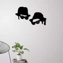 Men in black wall decoration