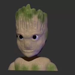 mini groot bust