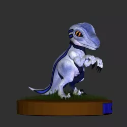 MODEL BUSTO BLUE ,VELOCIRAPTOR