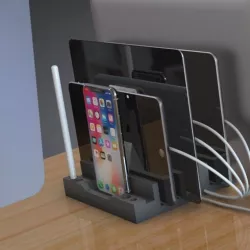 Multi Device Charging Station and Organizer - Contemporary Design