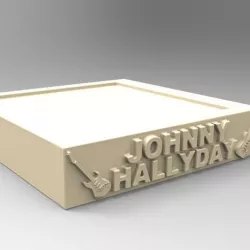 NEW MODEL BASE JOHNNY HALLYDAY TWO GUITARS