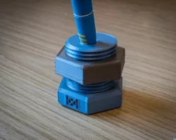Nut & Bolt Craft Knife Block