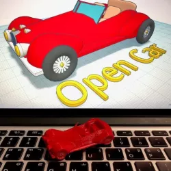Open Car with Tinkercad