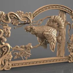 pheasant on a tree cnc router