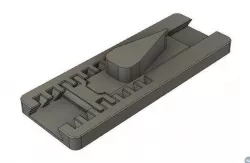 Picture frame hanger for Tesa Powerstrips