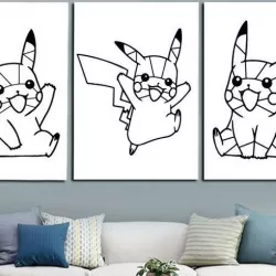 Pikachu pokemon decoration (no support needed)